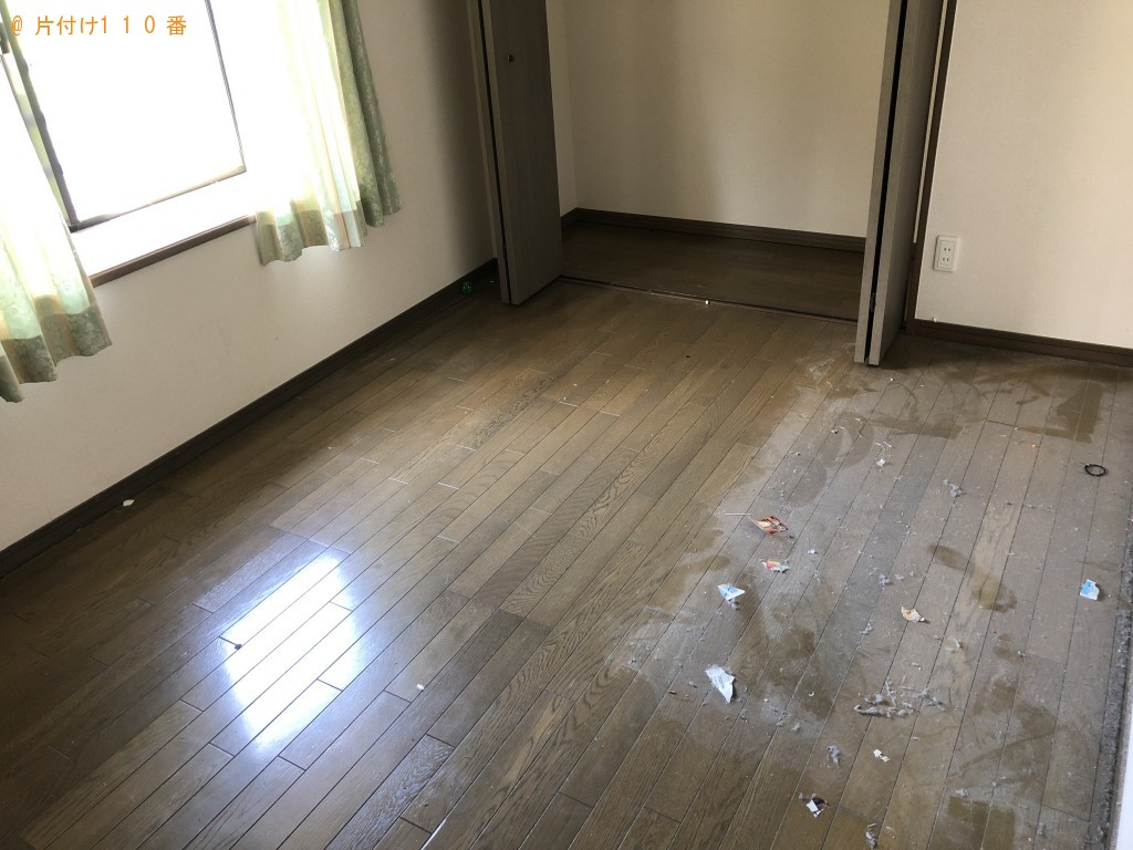 ハウスクリーニングと不用品処分希望