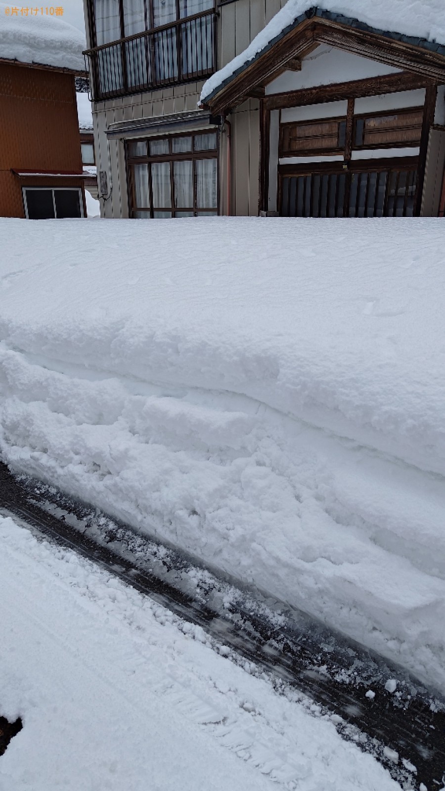 雪下ろし作業ご依頼　お客様の声