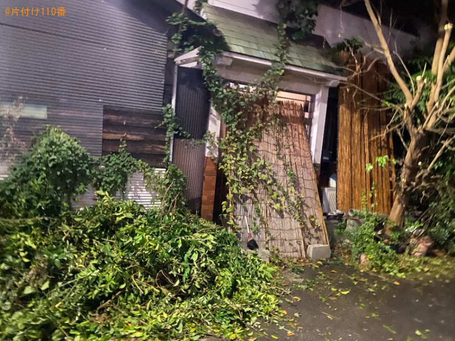 木の伐採作業ご依頼　お客様の声