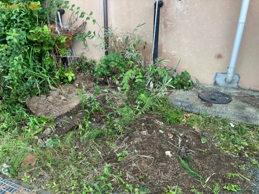 ガスコンロ、枝、木材、ダンボール、プランター、カーペット等の回収