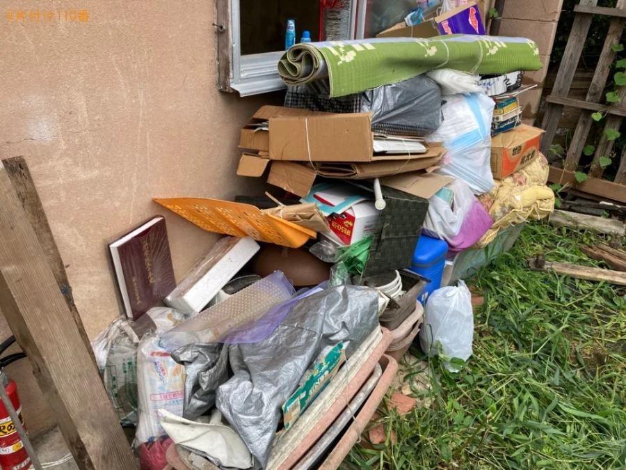 ガスコンロ、枝、木材、ダンボール、プランター、カーペット等の回収